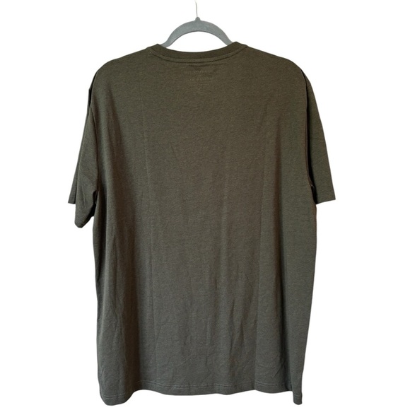 NEW Banana Republic Premium Wash T-Shirt Olive Green Men's Large Tall - Picture 2 of 8